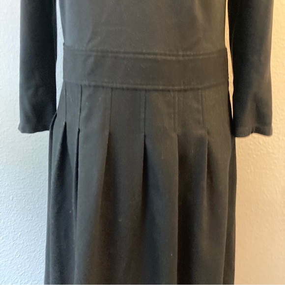 Theory Black Wool Blend Dress 12 - Picture 4 of 11